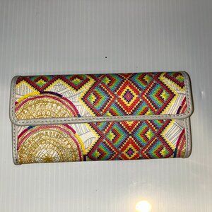 Pineda Covalin Large Saffiano Wallet, Multicolor